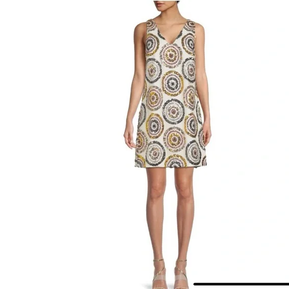 Sequined Trina Turk Party Dress - Picture 2 of 8